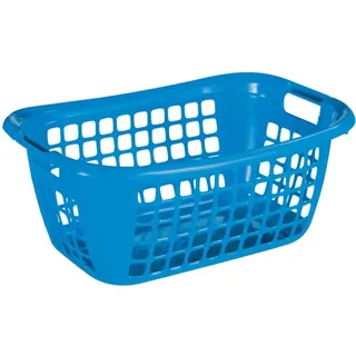 Wäschekorb Basic 48l Blau 55 X 38 X 23 Cm Boxen, Körbchen & Kisten - Sunware