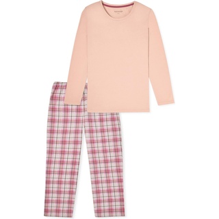 Schiesser, Damen, Pyjama, Comfort Essentials Schlafanzug, Orange, (44, XXL)