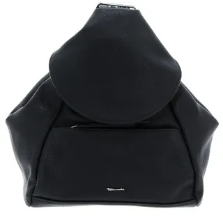 Tamaris Adele Damen City Rucksack Handtasche aus Kunstleder in Schwarz mit Reißverschluss. schwarz - Einheitsgröße