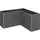Belvedere Maxi L150 152 x 152 x 77 cm dunkelgrau-metallic