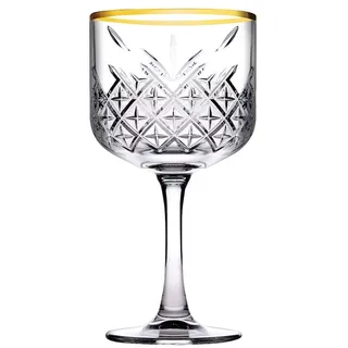 Pasabahce Timeless Golden Cocktailgläser – 4-teiliges Set mit Goldrand