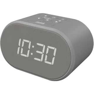 Radiowecker mit USB-Ladeanschluss, Dimmbares LED-Display und Dual-Alarm | Wecker Digital | Radiowecker mit Ladefunktion | Wecker mit Ladestation | Radiowecker Digital | LED Wecker | Digitaler Wecker