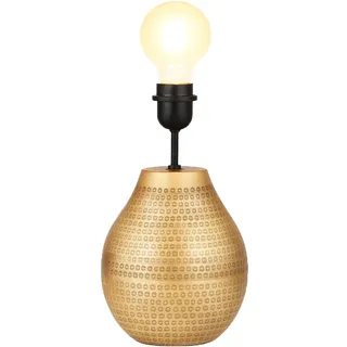 Tischlampenfuß Cameo Gold 20cm - orientalischer Lampensockel Metall