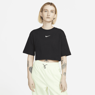 Nike Sportswear Kurz-T-Shirt für Damen - Schwarz, XXL (EU 52-54)