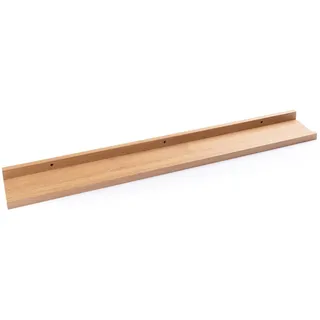 Home4You Wandregal 80 x 10 x 4 cm Braun