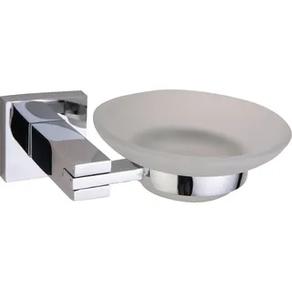 Sanotechnik Seifenschale Catrin, Breite: 13 cm, Ø 11 cm, Wandmontage, rostfrei weiß