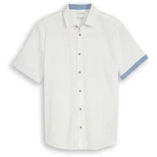 Tom Tailor Kurzarmhemd Weiß XL