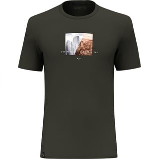 Salewa Pure Design Dry T-Shirt Men, Dark Olive, XL
