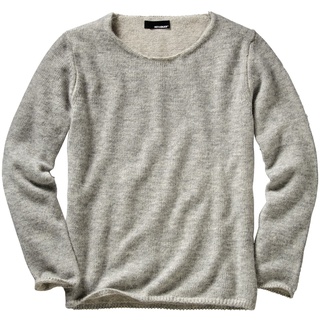 Mey & Edlich Herren Sweater Regular Fit Grau einfarbig - 50