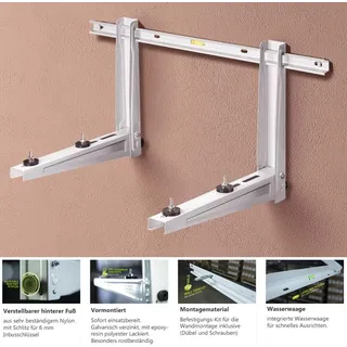 Unofer Wandkonsole MS 230 für Klimaanlagen 800x420mm bis 100kg
