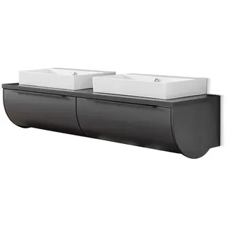 Puris Waschtischkombination Rounds Dekor Cosmos Grey