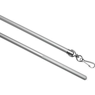 GARDINIA Schleuderstab für Gardinen und Vorhänge, Zum Auf- und Zuziehen, 100 cm, Aluminium