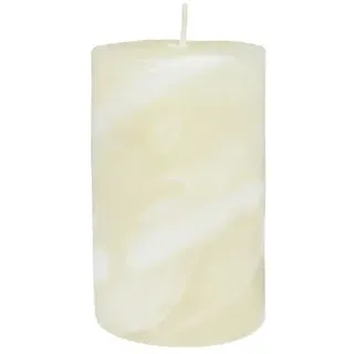 Bienenwachskerze 100% Elfenbein Ø 60 x 100 mm, 1 Stück, Premium Kerzen von Jaspers Kerzen