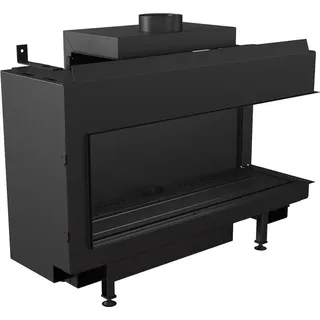 Kratki LEO 100 Gaskamin 9 kW schwarz