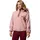 Helvetia II Fleecepullover Cropped Eraser Pink/Fig/Rich Wine XL