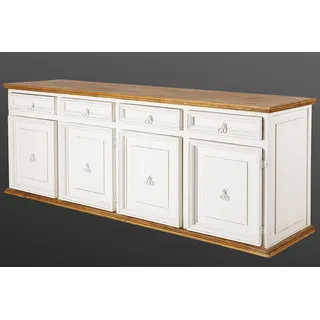 1a Direktimport Großes Sideboard MEXICO KOLONIAL, schwarz-braun kolonialfarben lackiert, Pinie Massivholz