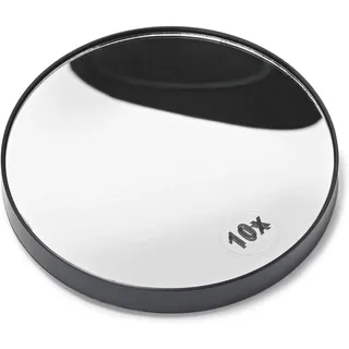 Manicare Vergrößerungsspiegel 10-Fach, rund, mit Saugnäpfen, ideal zum Zupfen der Augenbrauen und präzises Make-up, für Zuhause und unterwegs – Durchmesser 13 cm