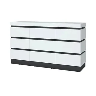 NOBRAND® Sideboard 161 x 93 x 45 cm Weiß
