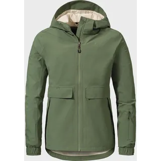 Outdoorjacke SCHÖFFEL "Jacket Lausanne L" Gr. 36, grün (6970, grün) Damen Jacken Sportjacken