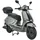 125 ccm 85 km/h Silber-Schwarz inkl. Topcase