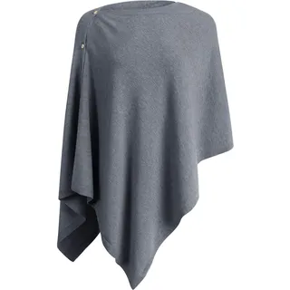PULI Damen Schal Poncho Decke Cape Cardigan Kaschmir/Kaschmir Wickelschal Geschenk für Mutter - Einheitsgröße Große Größen