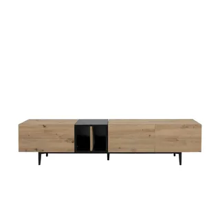 Die Möbelfundgrube Nola TV-Lowboard 195 x 48 x 37 cm Braun/Holz