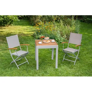 Merxx Naxos Set 3-tlg. Grau/Silber