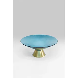 Kare 4er Set KARE DESIGN Schale Birdie Glas Blau 25 cm