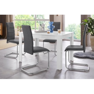INOSIGN Essgruppe, (Set, 5-tlg) bunt|weiß
