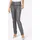 CREATION L Lederimitat-Hose grau L