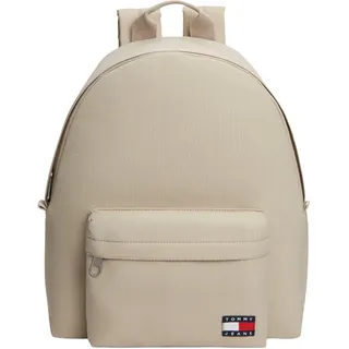 Tommy Jeans Herren Rucksack Daily Ripstop mit Außentasche, Beige (Stone), Einheitsgröße
