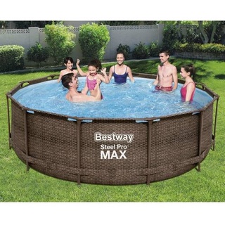 Bestway Steel Pro MAX Swimmingpool-Set Deluxe Series Rund 366x100 cm