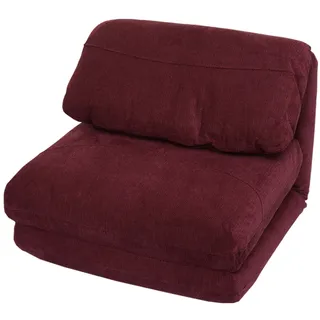 Mendler Schlafsessel HWC-E68 Stoff/Textil 0 x 0 x 0 cm Bordeaux