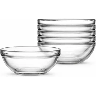 VAN WELL Chefs Transparent/Weiß 6-tlg.
