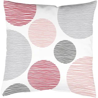VISION S Kissenbezug Borden 50 x 50 cm Rosa