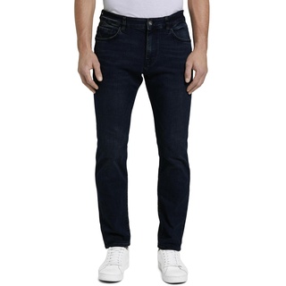 Tom Tailor Herren Jeans Marvin Straight Fit Blau Normaler Bund Reißverschluss W 29 L 32