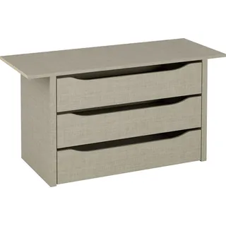 Rauch Schubladeneinsatz 111 x 57 x 45 cm 3-tlg. beige/orange/blue