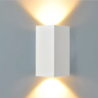 Mengjay GU10 Aussen Wandlampe,IP54 Modern Wandleuchte Außen,Terrassenbeleuchtung, Balkon Lampe, Modern Wandstrahler,Aussen Wandlampe Außenbeleuchtung Aussenleuchte für Terrasse Balkon Haus (D)