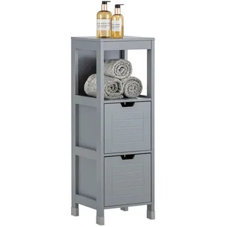 SoBuy Badezimmerschrank 30 x 90 x 30 cm Grau