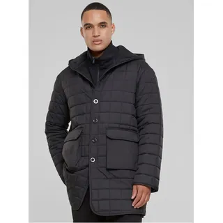 URBAN CLASSICS Polar Fleece Lined Parka Schwarz 4XL