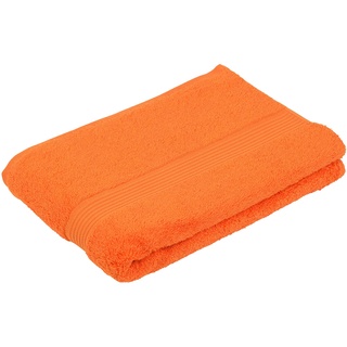 Gözze - New York Badetuch, 1er Set, Weiches und saugfähiges Handtuch, 100% Baumwolle, 100 x 150 cm, Orange, 550-0764-6