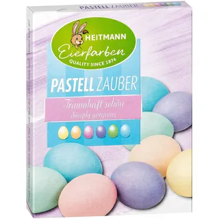 Heitmann Eierfarben Pastell Zauber 6 flüssige Eierfarben,