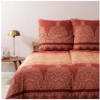 Bassetti Bettwäsche bassetti Granfoulard Bettwäsche Tivoli Wendedessin rot