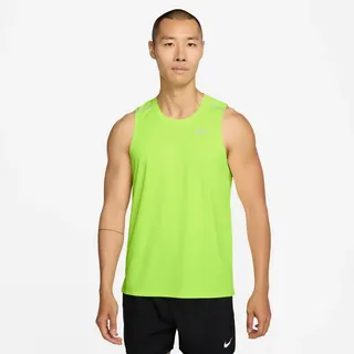 NIKE Miler Dri-FIT Lauf-Tanktop Herren 737 - volt ice/reflective silv XXL