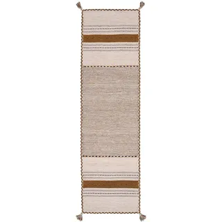 Pergamon Navarro Teppichläufer 70 x 250 cm Currygelb