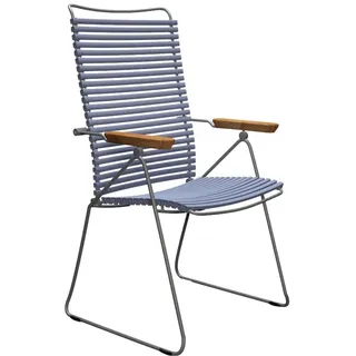 Houe CLICK Position Chair mit Bambusarmlehnen Pigeon blue