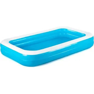Bestway 54150, Aufblasbarer Pool, 850 l, Rechteckig, Vinyl, Blau, Weiß - Blau/Weiß