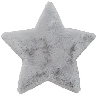Kinderteppich  Stern ¦ grau ¦ Synthetische Fasern ¦ Maße (cm): B: 60