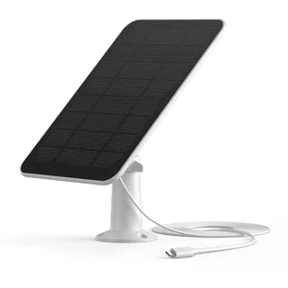 SwitchBot Solar Panel for Outdoor Spotlight Camera, 5W Solar Panel for Rechargeable Security Camera, Waterproof, 360° Adjustable, Continuous Power Supply