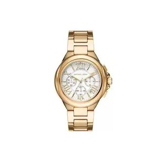Michael Kors Uhr - Camille Chronograph Stainless Steel Watch - Gr. unisize - in Silber - für Damen